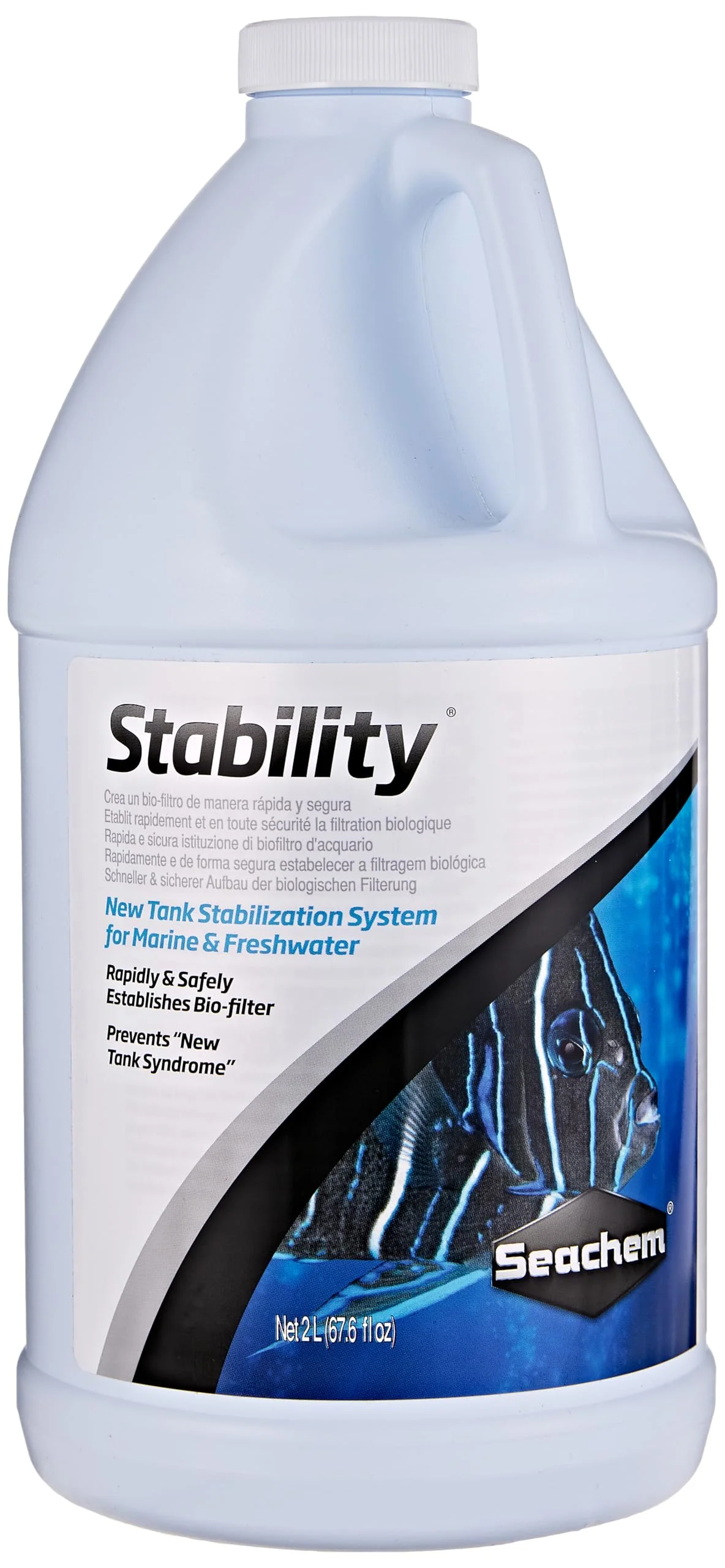Efficient Seachem Stability - Biofilter Stabilizer for Freshwater Marine Aquariums 2L Verified