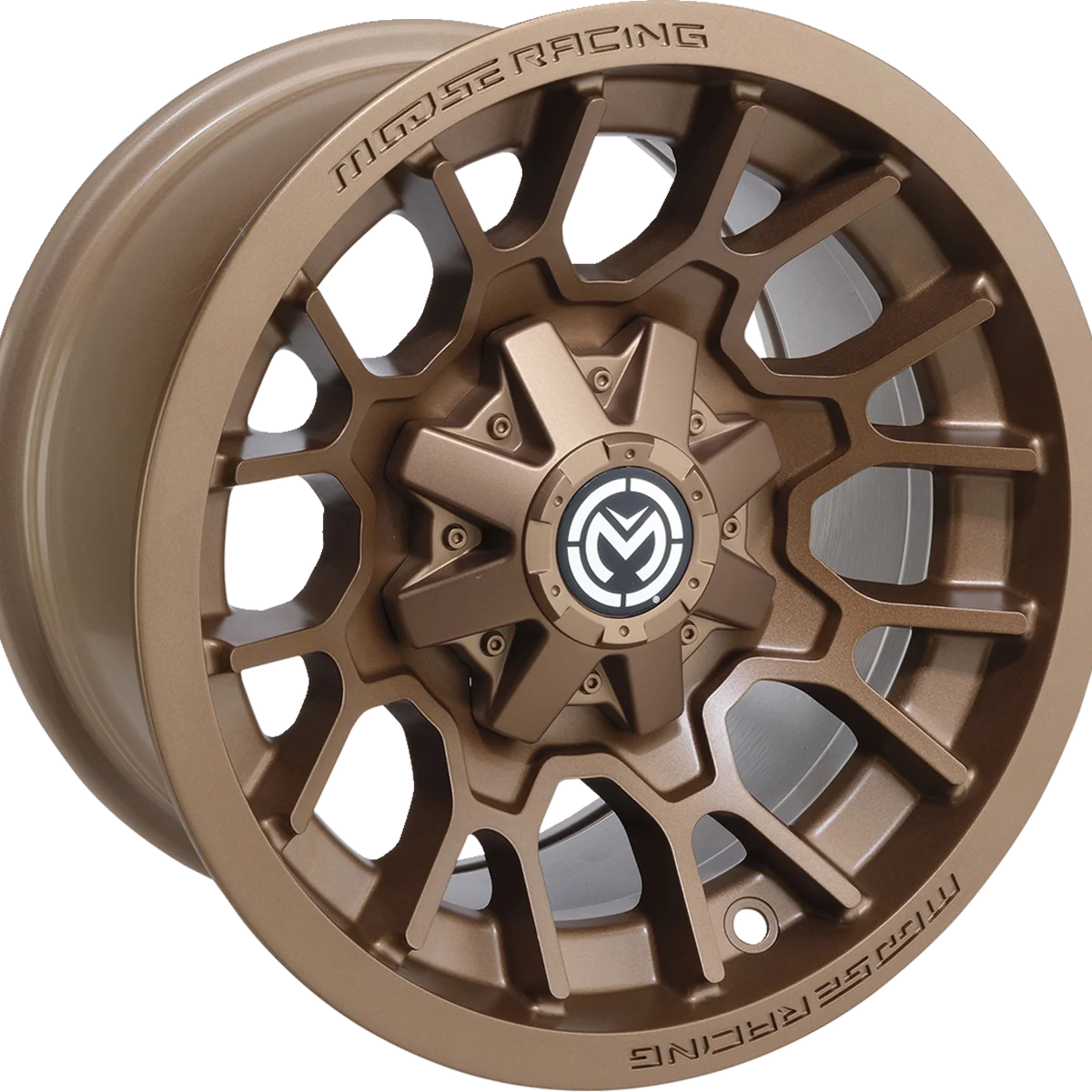 First-Class MOOSE UTILITY Wheel - 24X - Rear - Bronze - 12x8 - 4 136 - 4 4 24MO128136BZ4 Outstanding