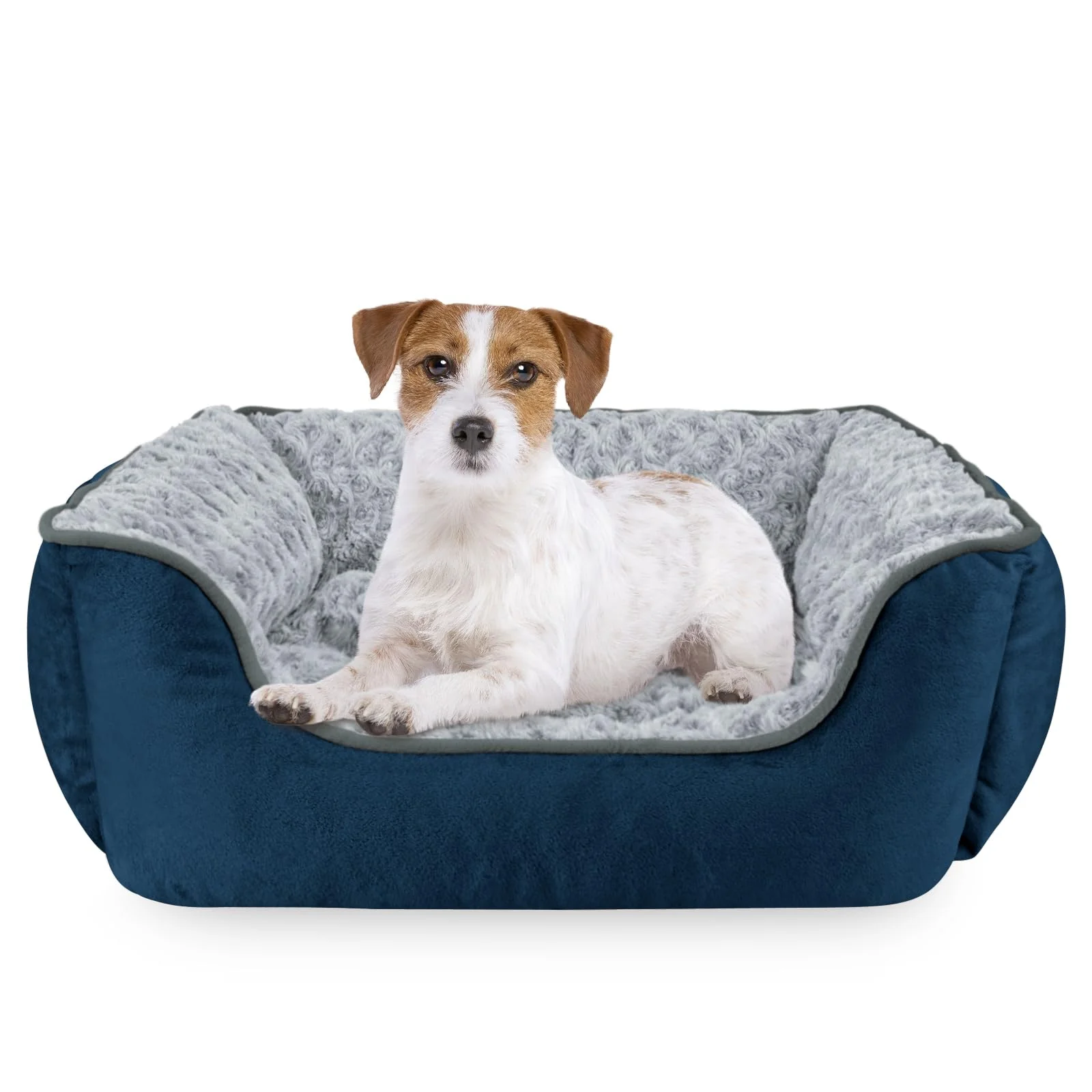 Responsible JOEJOY Rectangle Dog Bed for Large Medium Small Dogs – Washable Orthopedic Sofa Navy Luxury