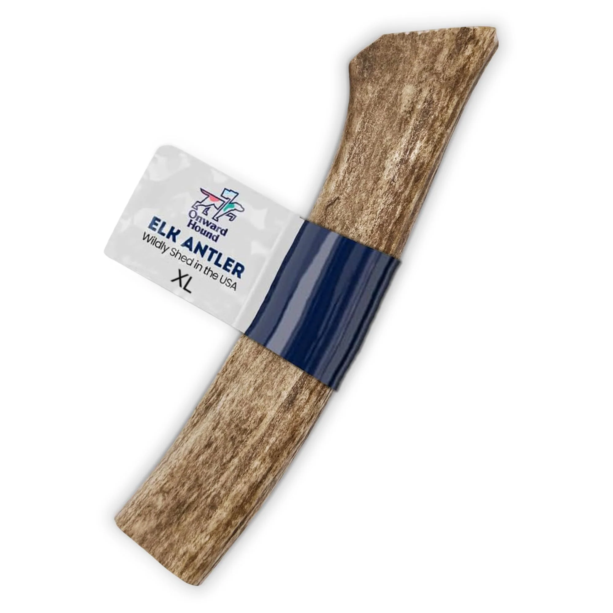 Onward Hound Elk Antlers for Dogs – 8 Inch XL Grade A USA Naturally Shed No Odor Pure
