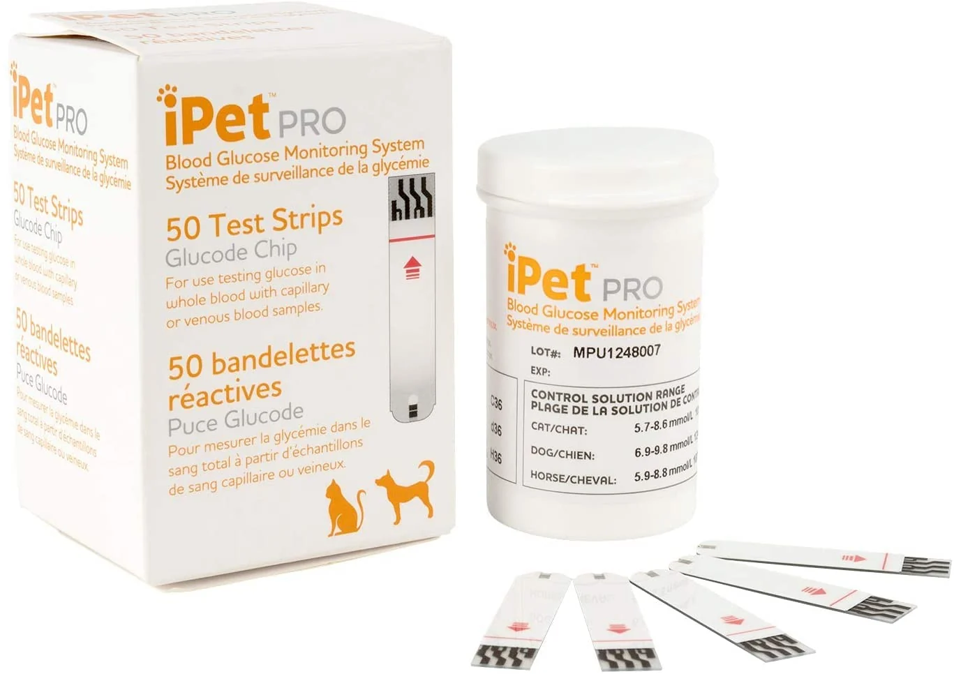 Verified UltiCare iPet PRO Blood Glucose Test Strips – 50 Count for At-Home Pet Monitoring Carefully Designed