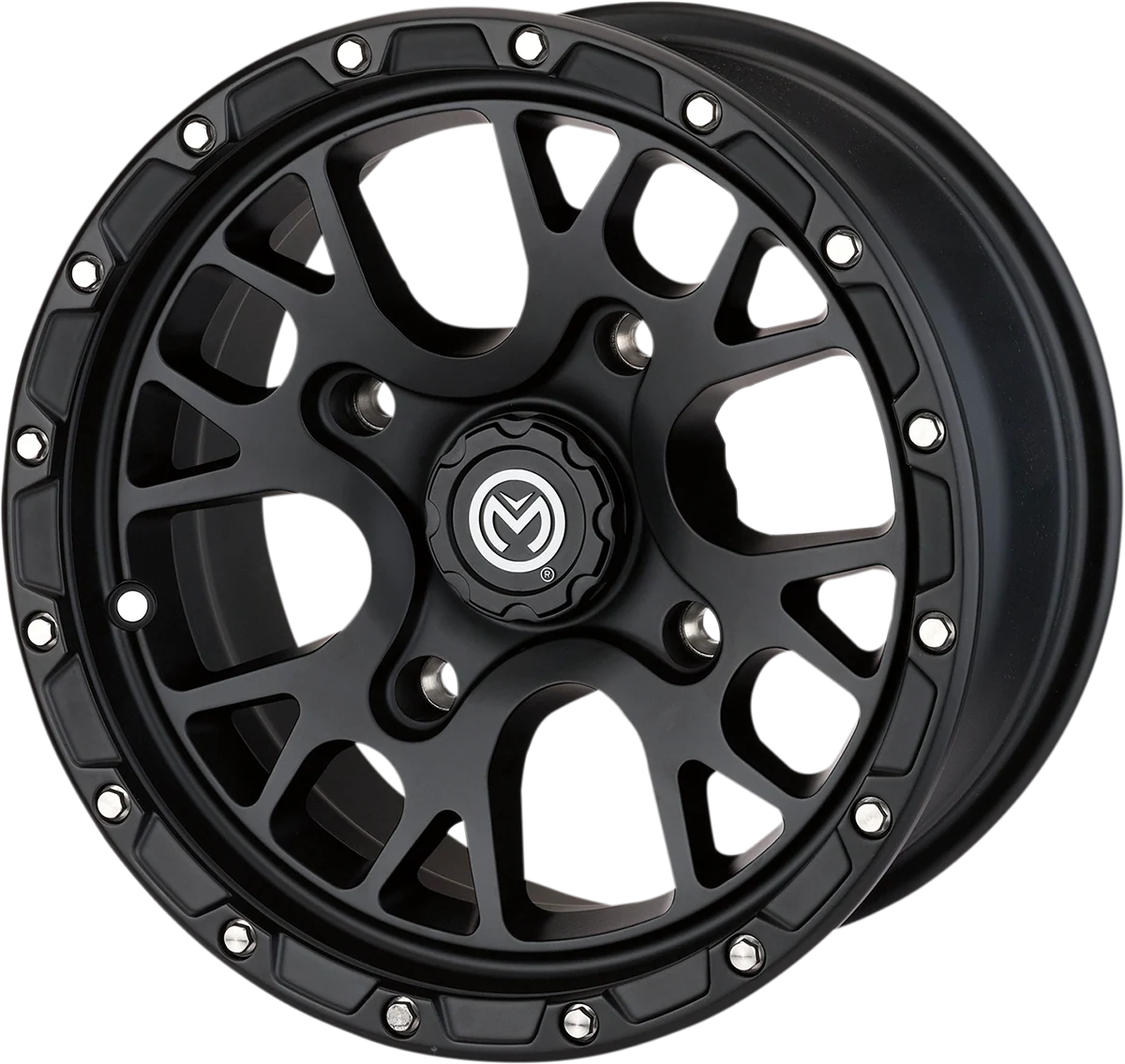 Genuine MOOSE UTILITY Wheel - 545X - Front Rear - Black - 15x7 - 4 136 - 4 3 545MO157136SB44 Excellent