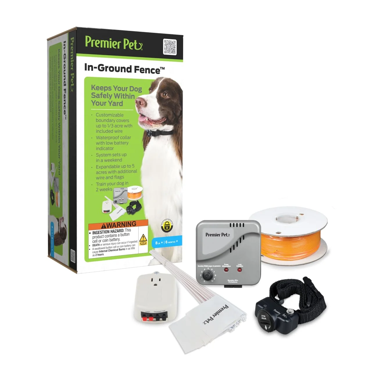 Excellent Premier Pet In-Ground Fence System – Custom Boundary Shapes Expandable Coverage Effective