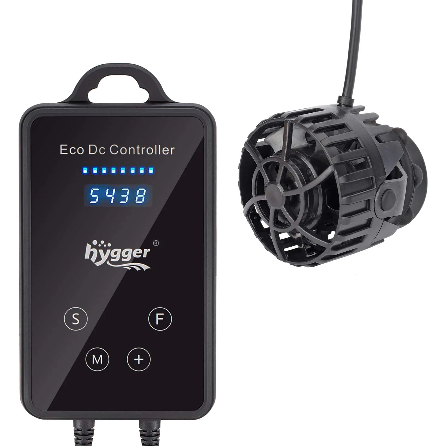 Fine Crafted hygger Mini Wave Maker Powerhead with LED Controller — 2600 GPH for 26-55 Gallon Tanks Luxury