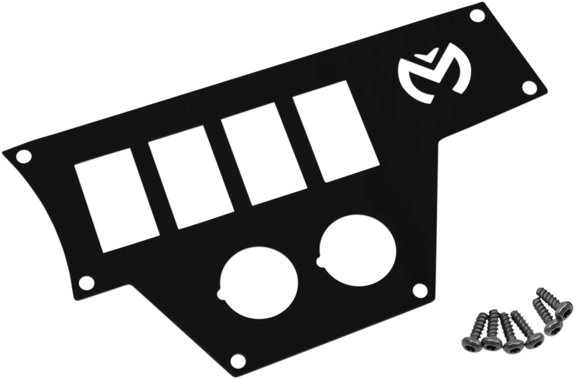 Original Design MOOSE UTILITY Dash Plate - Large - Right - Black 100-4370-PU Prestigious