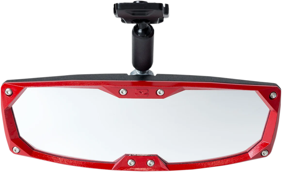 Premium SEIZMIK Mirror - Halo R - Rear View - Rectangle - Black w Black Bezel - 1.625 56-18055 Luxury
