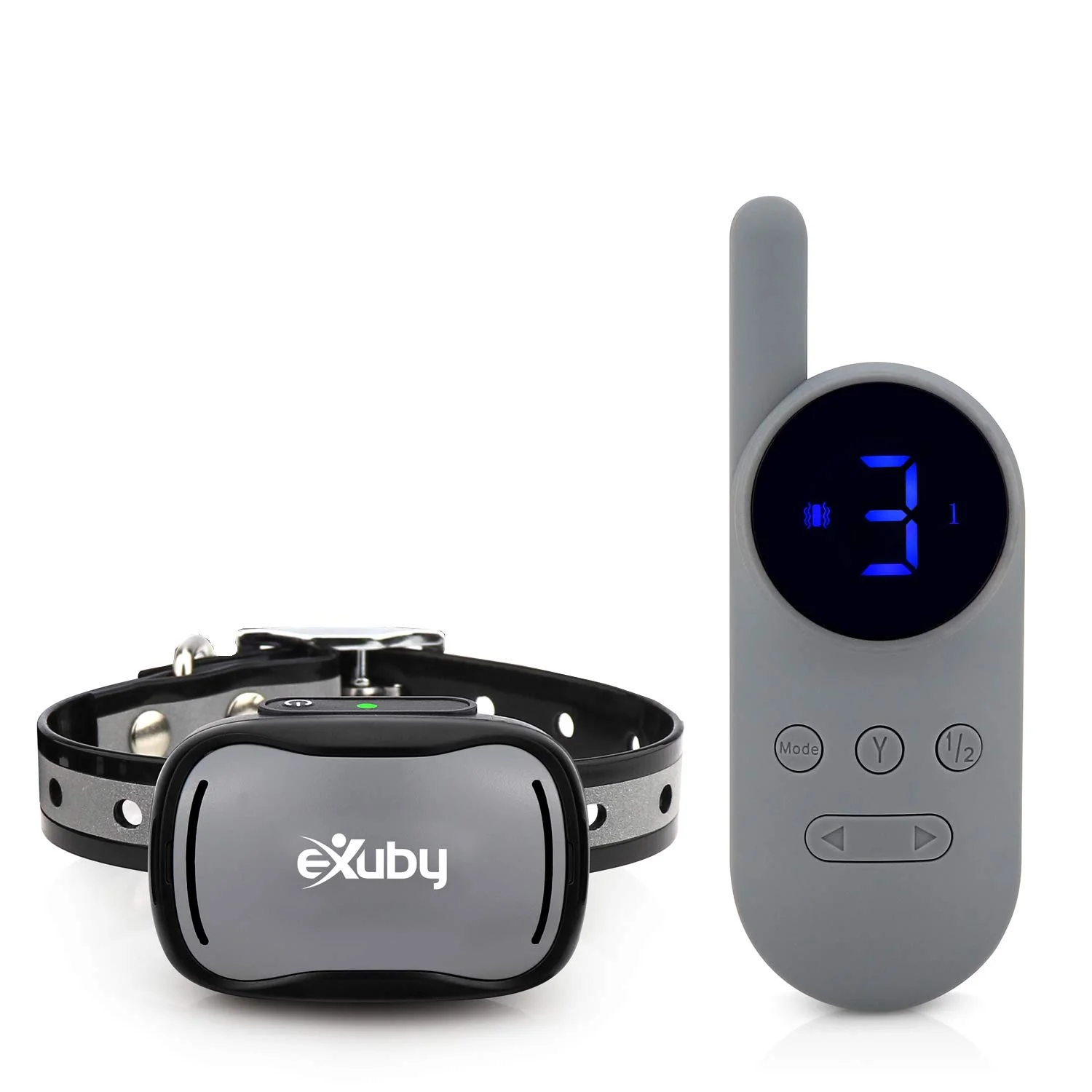 Trendy eXuby Tiny Shock Collar for Small Dogs 5–15 lbs – 9 Levels Sound Vibration Shock Pocket Remote Minimalist