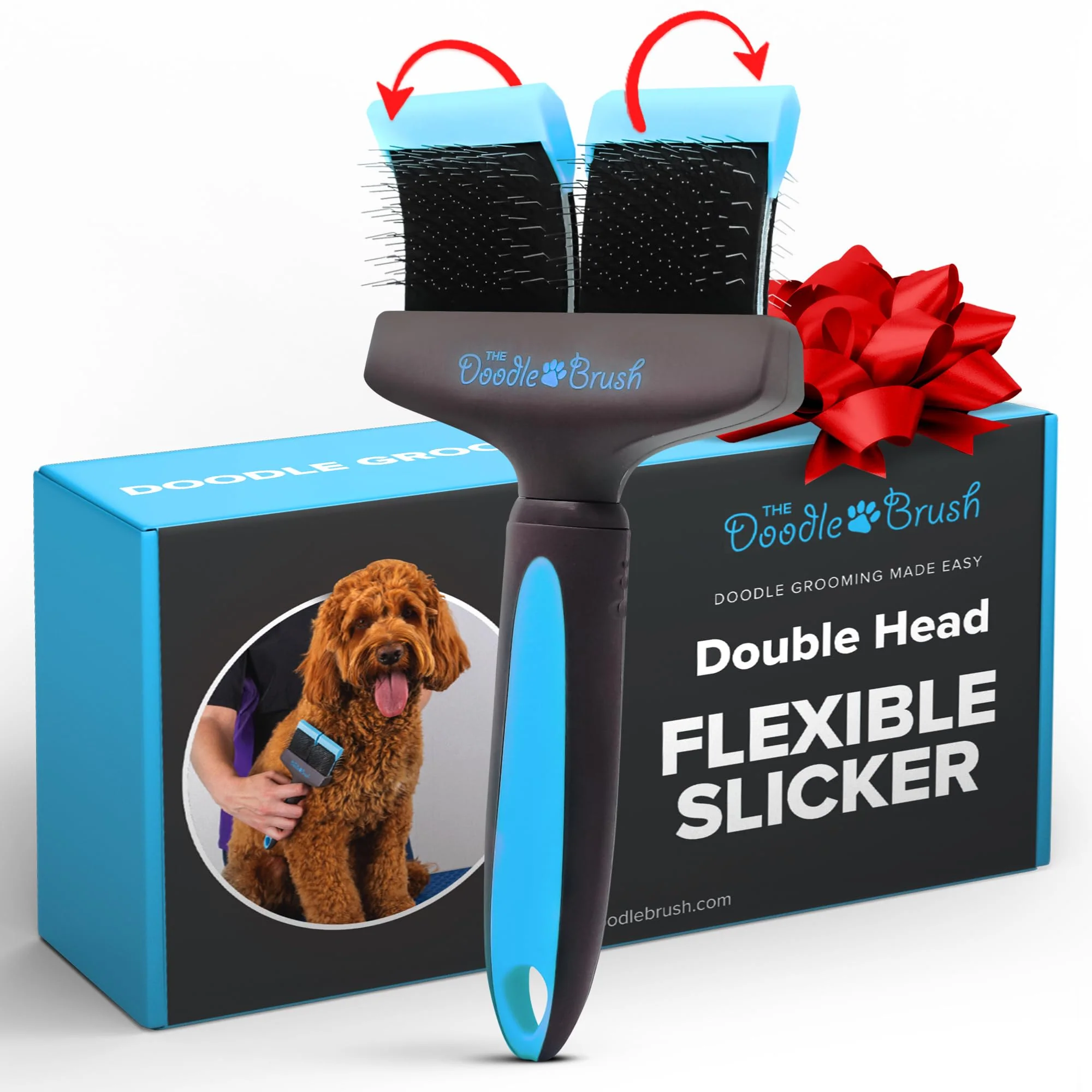 High-Performance The Doodle Brush Slicker Brush for Dogs – Dual-Head Dematting for Doodles Artisan