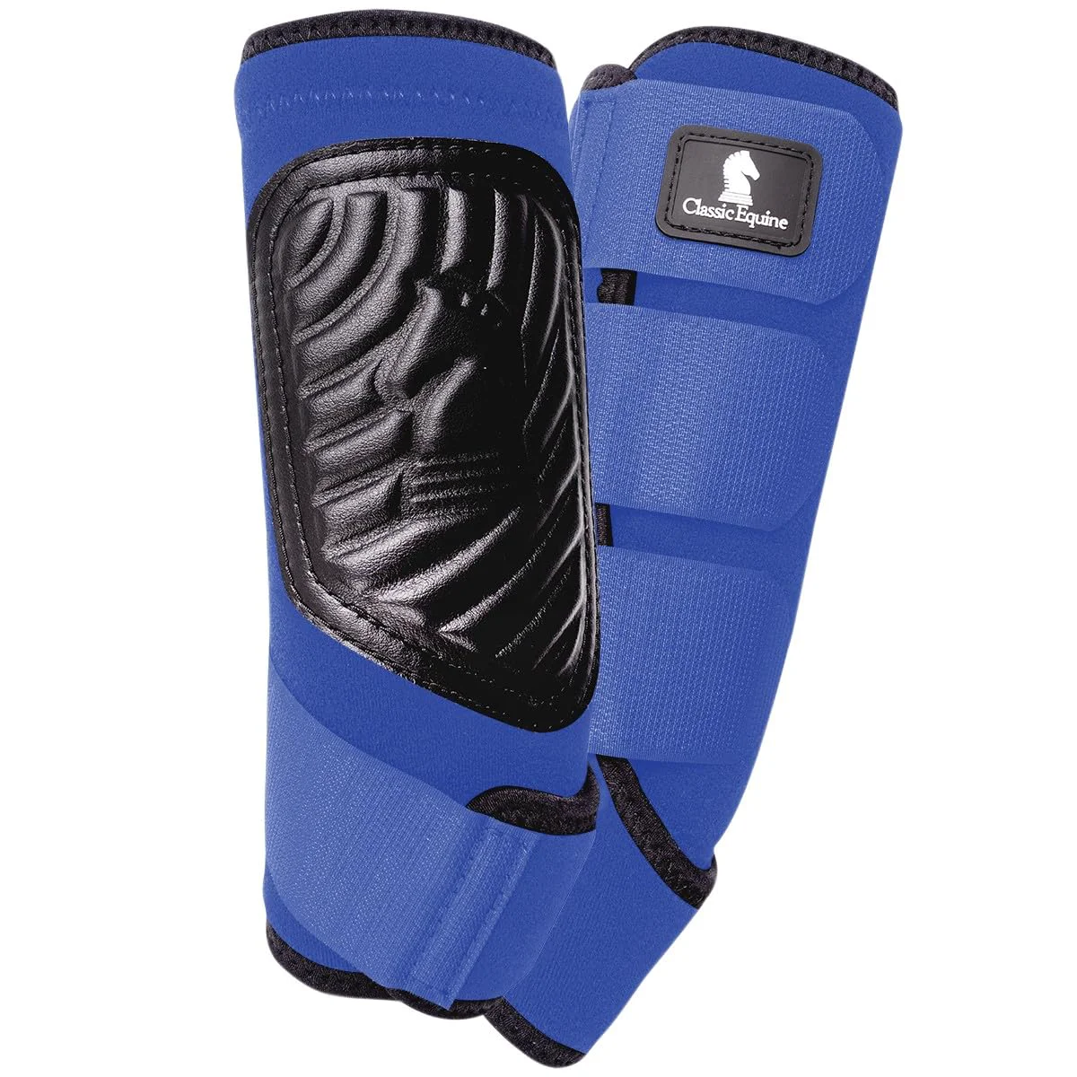 Optimized Classic Equine ClassicFit Sling Boots Front – Blue Small First-Class