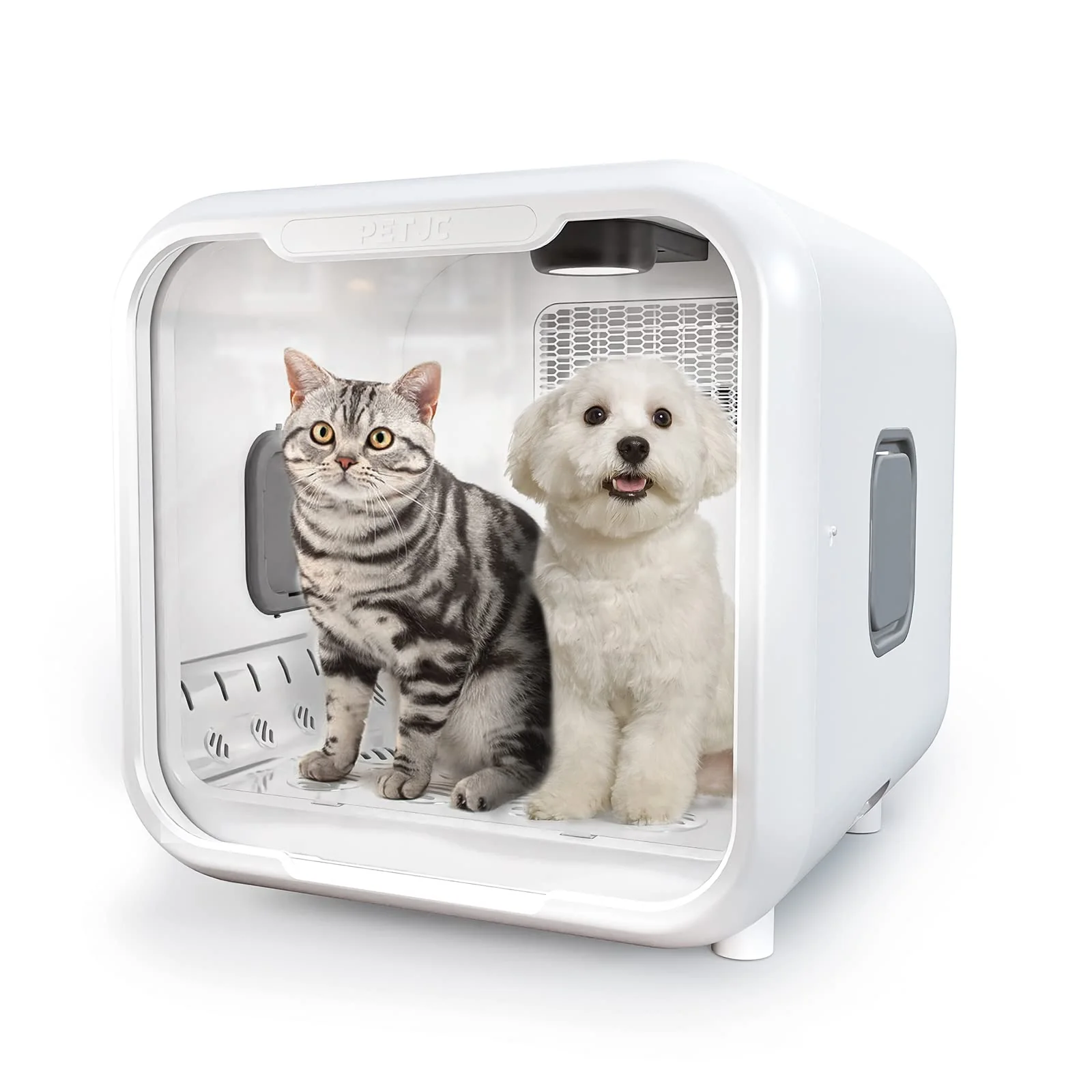 Top-Quality PvEvTv Automatic Pet Dryer Box for Cats Small Dogs — Ultra-Quiet 71L 360° Drying Smart Temperature Control Minimalist