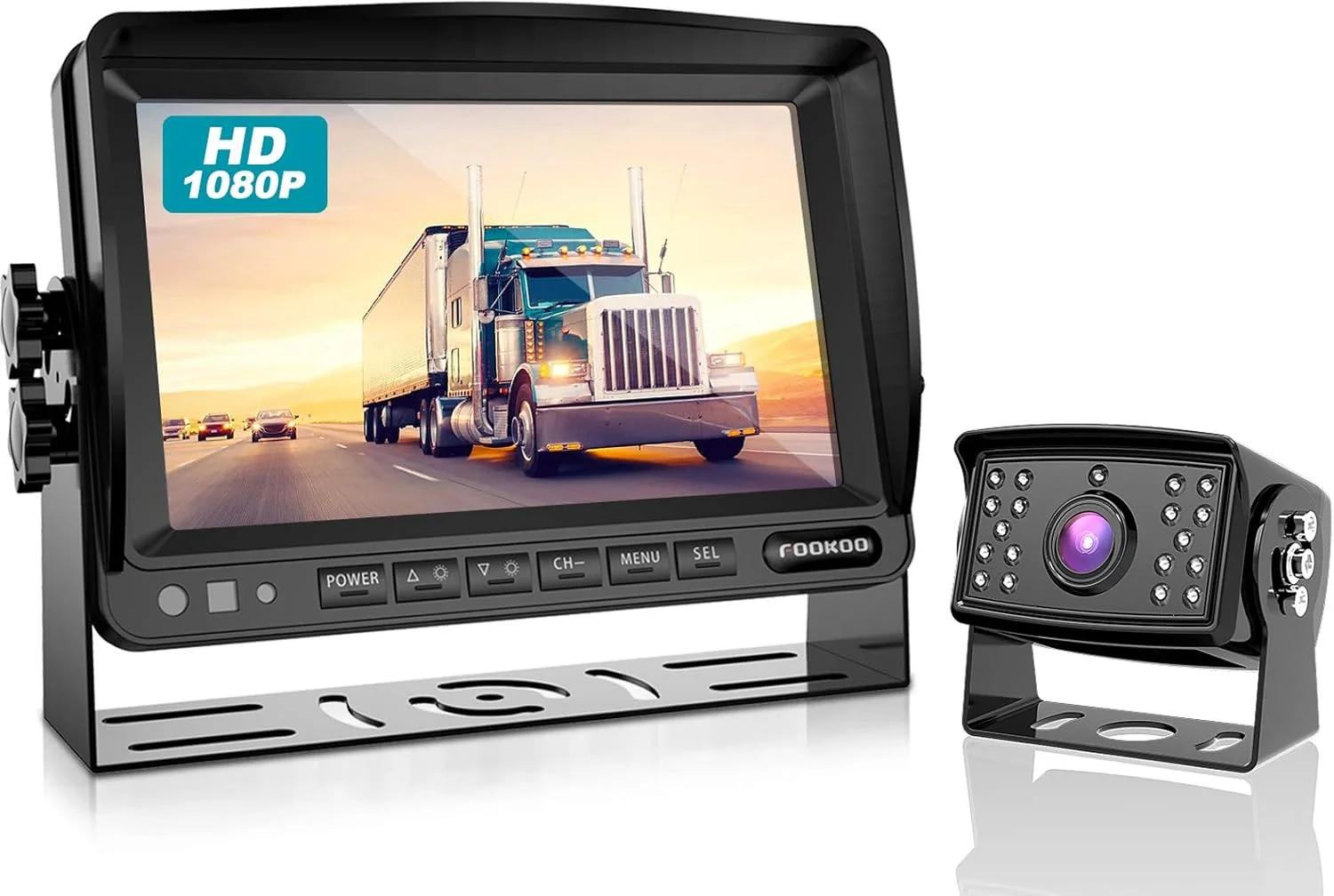 Classic FOOKOO HD Backup Camera System Kit 7 1080P Reversing Secure