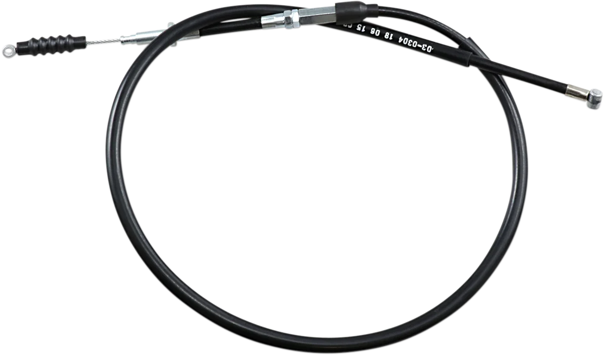 Green MOTION PRO Black Vinyl Clutch Cable - Kawasaki 03-0304 Traditional