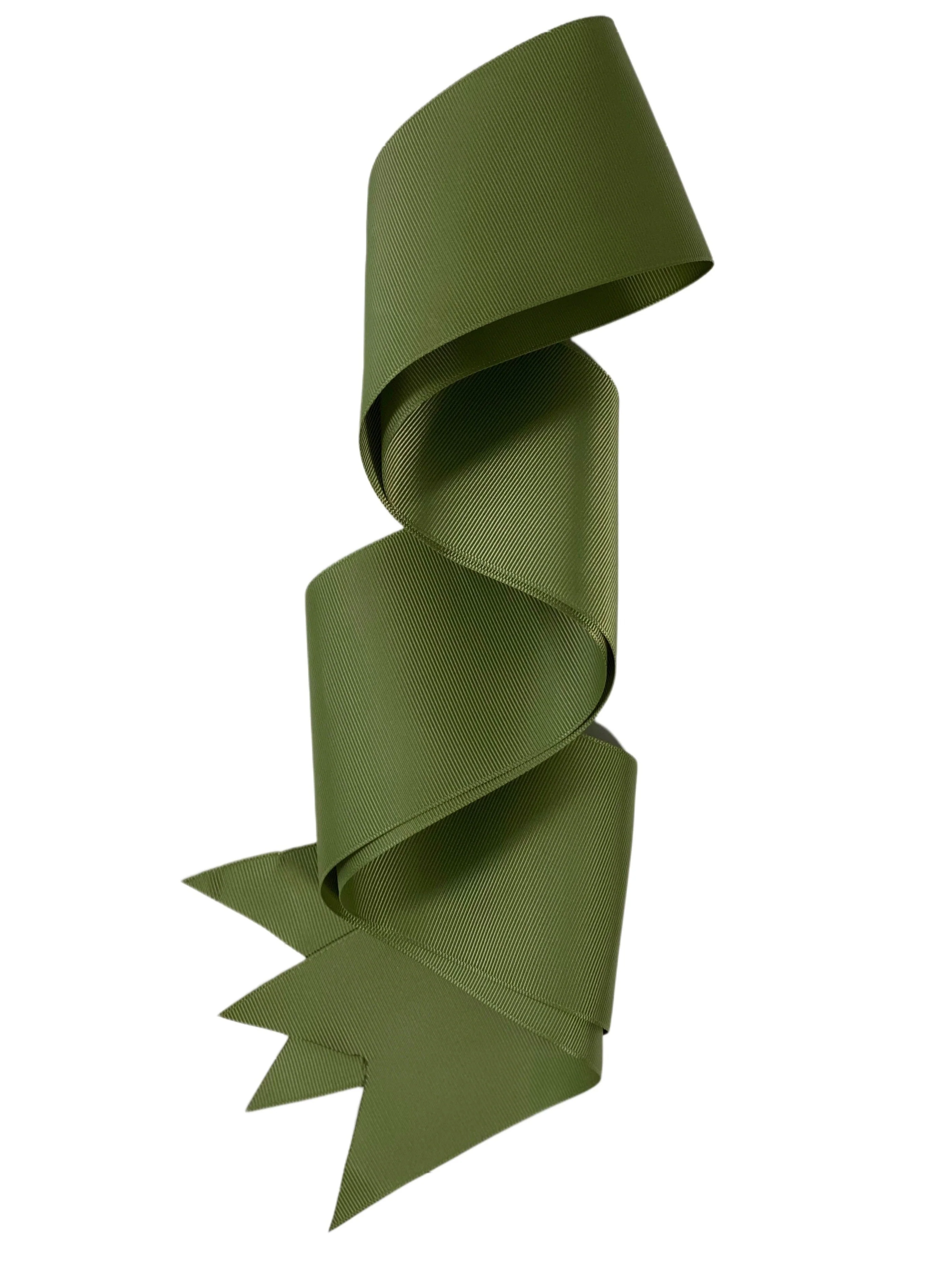 Clean Olive Green Wide Short Grosgrain Professional