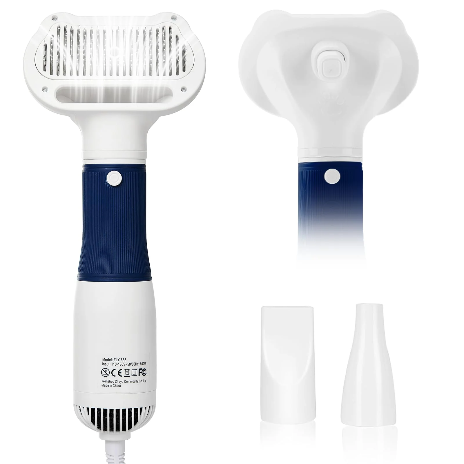 Casual POPET 3-in-1 Professional Pet Grooming Dryer with Brush Quiet Portable Dog Blow Dryer Detailed