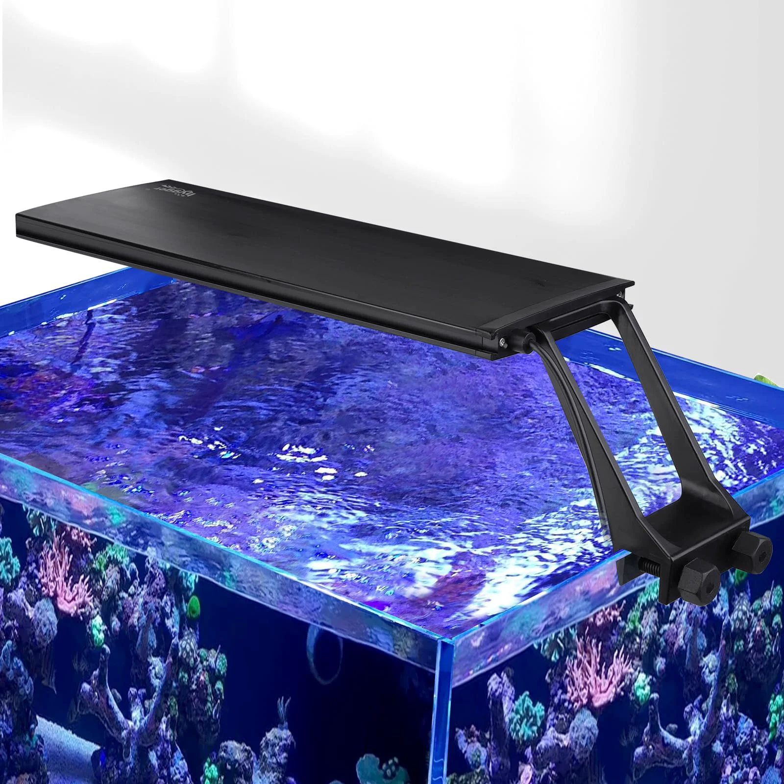 Stylish Hygger Clip On 24 7 Saltwater Aquarium LED Light - 22W Sunrise Daylight Moonlight DIY Mode Relaxed