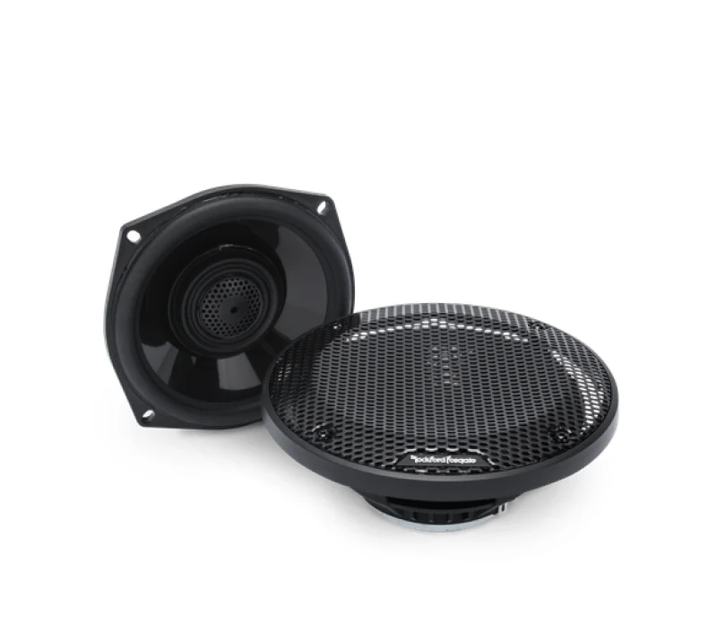 Fine Crafted Rockford Fosgate 1998-2013 Harley davidson Motorcycle 5.25in Full Range Tour-Pak Speakers Effective