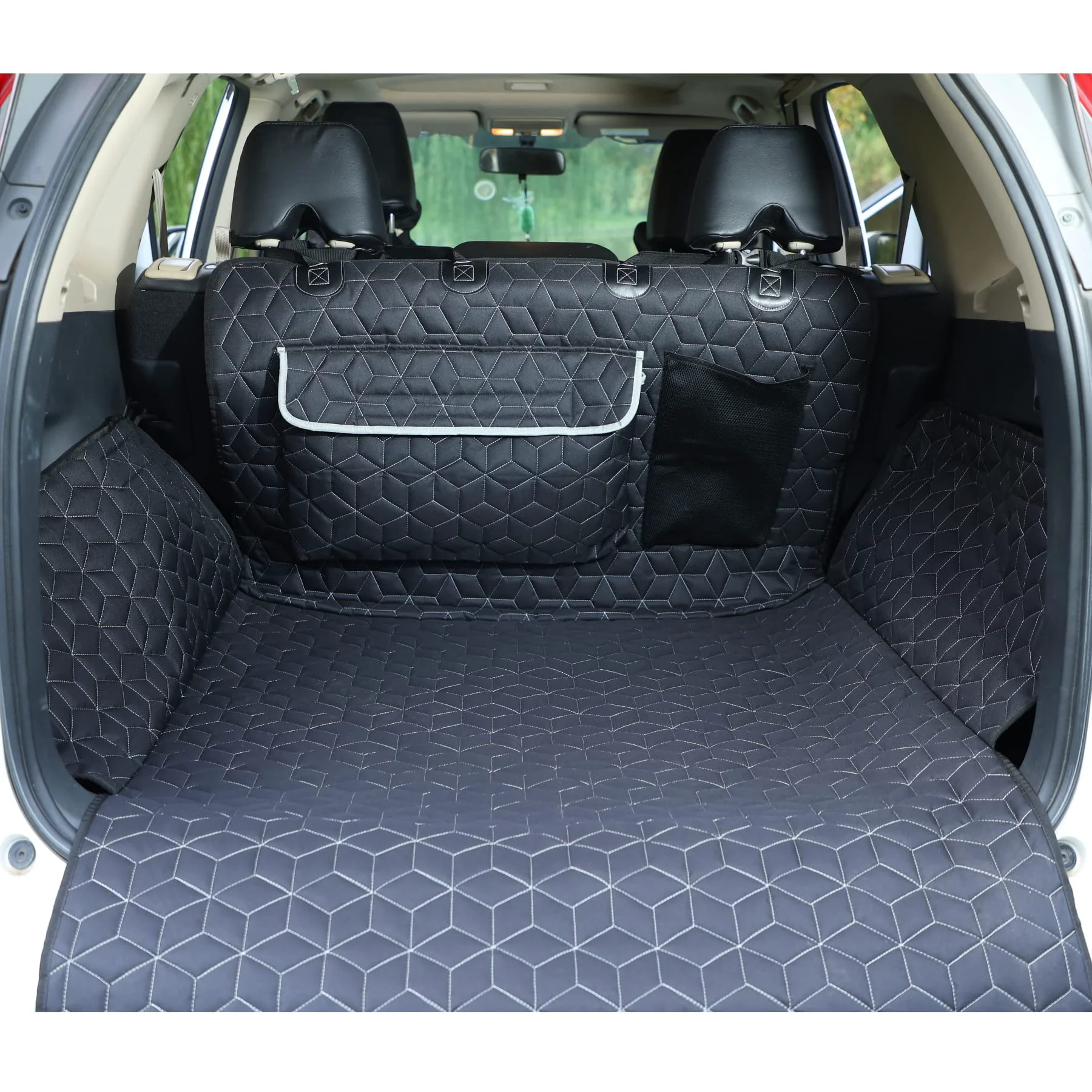 Efficient Meginc SUV Cargo Liner for Dogs – Waterproof Trunk Cover with Bumper Flap Certified