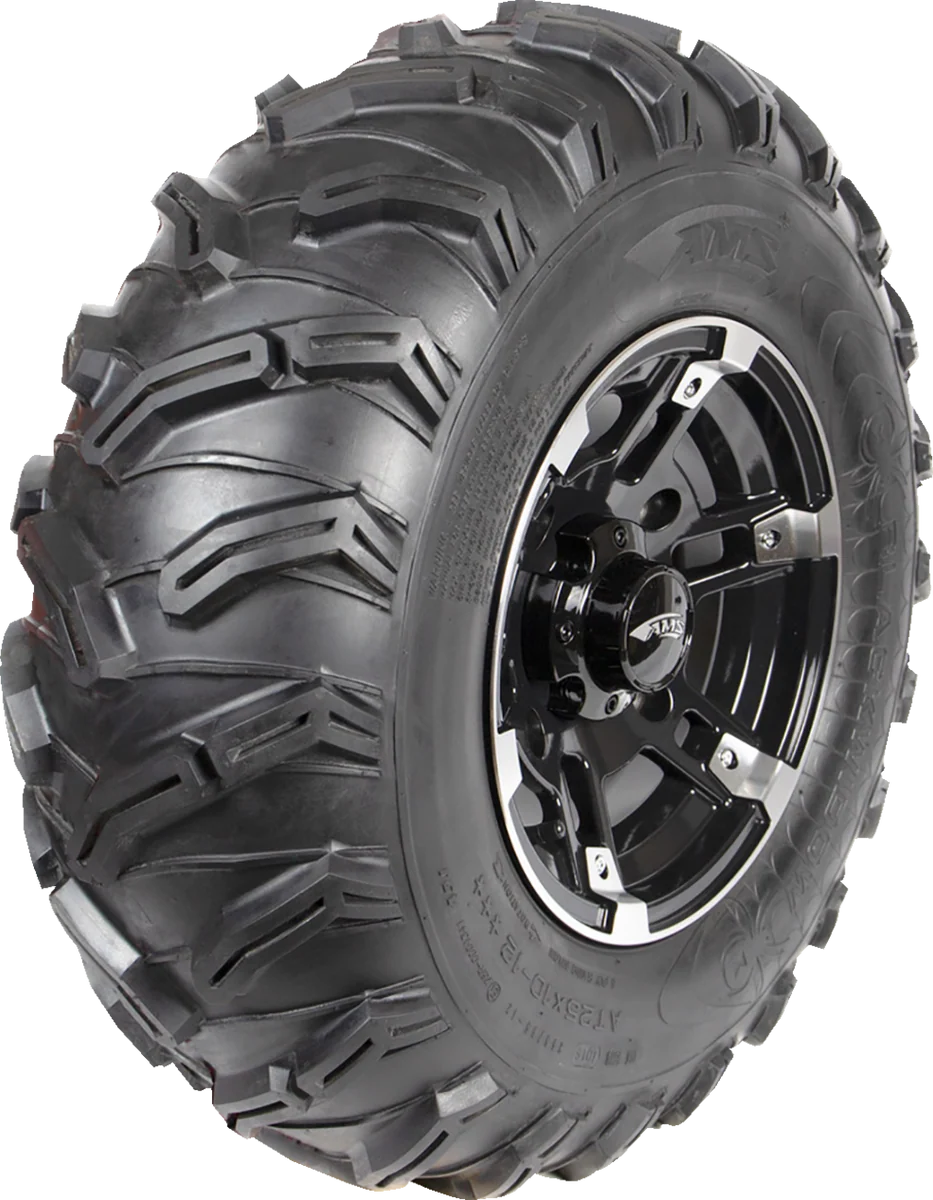 Detailed AMS Tire - Blackwidow - Front Rear - 25x10-12 - 6 Ply 1250-3511 Traditional