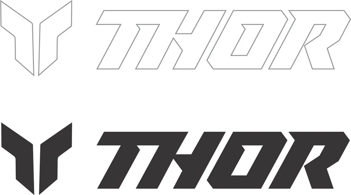 Healthy THOR Decal Sheet - 9 - Black White 4320-2593. Proven