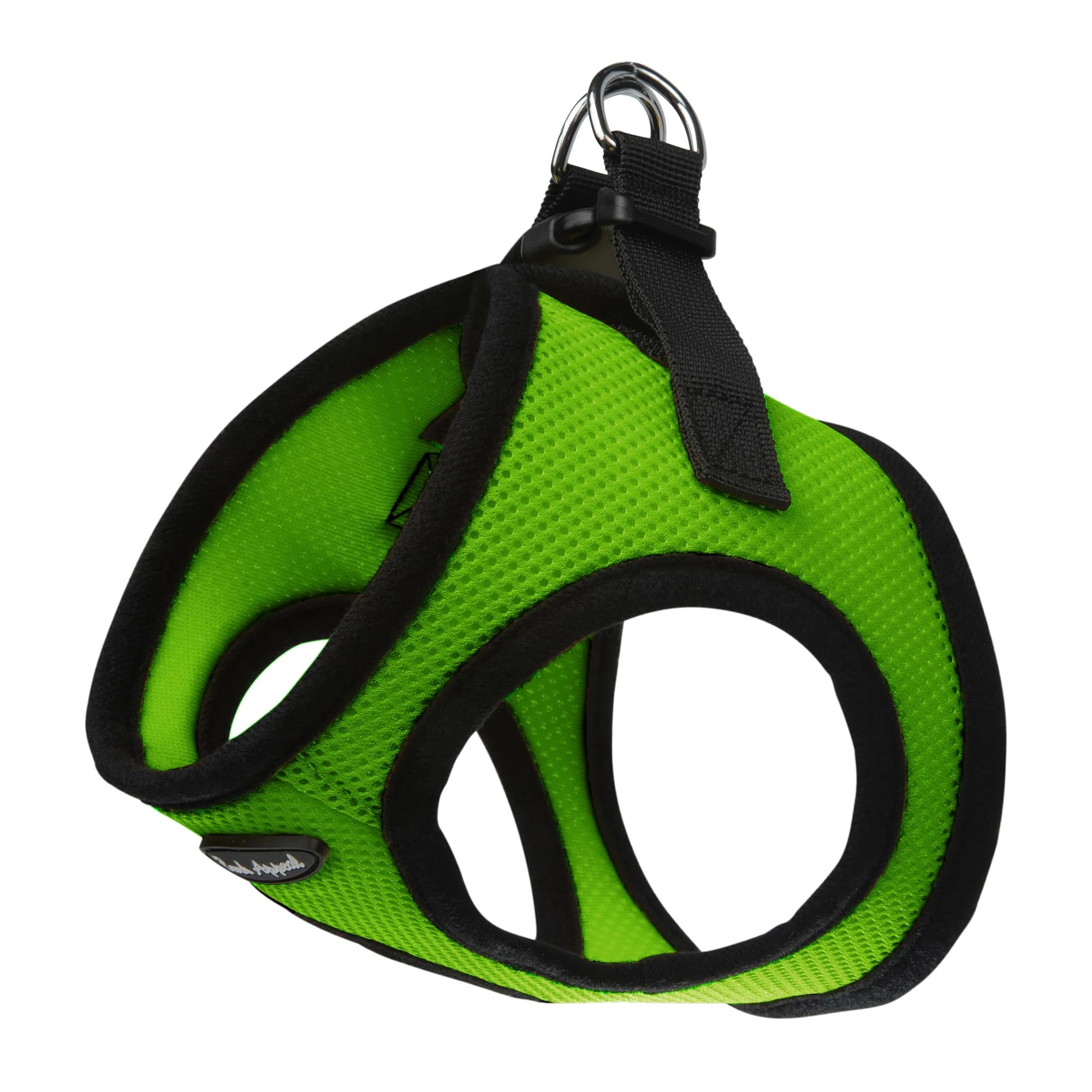Healthy Bark Appeal Lime Green Step-In Dog Harness for Small-Medium Pets – Updated Sizing Re-Measuring is Essential – Anti-Choke Soft Vest with Adjustable Strap Heavy-Duty Clip – XXL Stylish