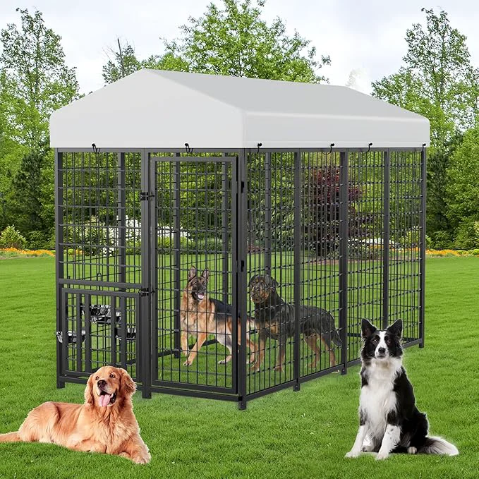 Elegant ROOMTEC Heavy Duty Outdoor Dog Kennel Practical