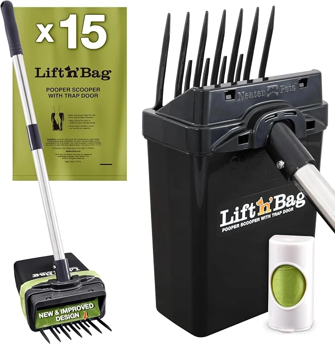 Luxury Neater Pet Brands Lift N Bag 2.0 Dog Pooper Scooper Reusable