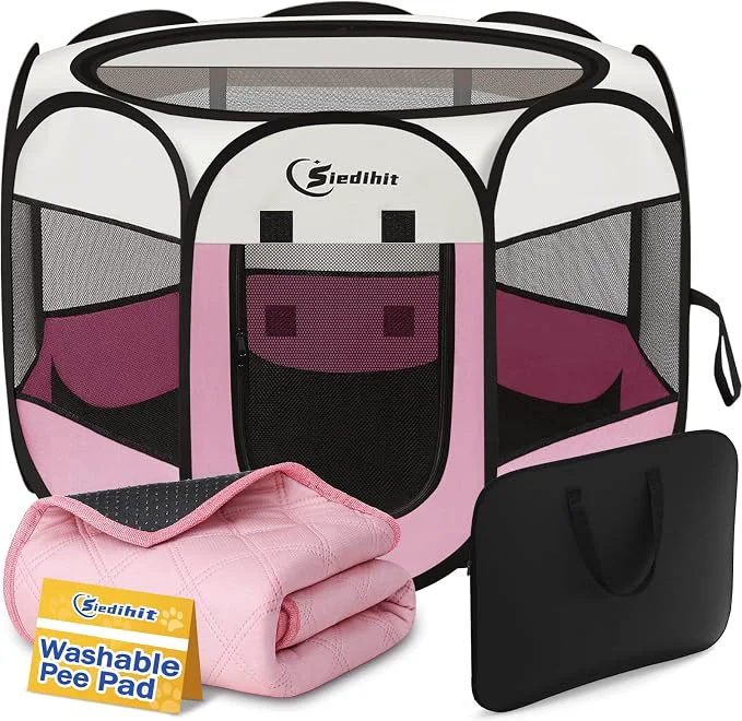 Flexible Dog Cat Playpen Puppy Pet Playpen Indoor Elite