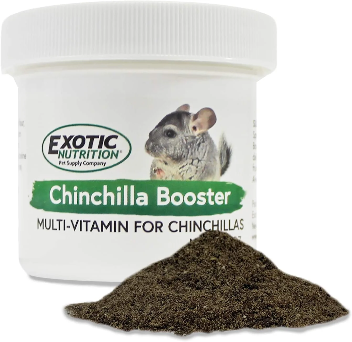 High-Performance Chinchilla Booster 2 oz. - Complete Multivitamin - Powdered Vitamin Mineral Supplement for Pet Chinchillas High-Grade
