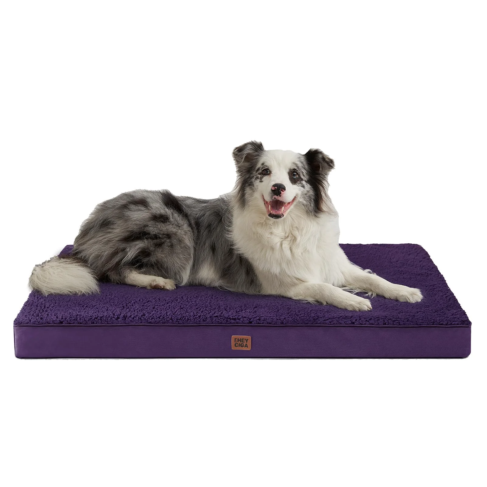 Excellent EHEYCIGA Orthopedic XL Dog Bed 41x27 Purple Removable Washable Cover Contemporary