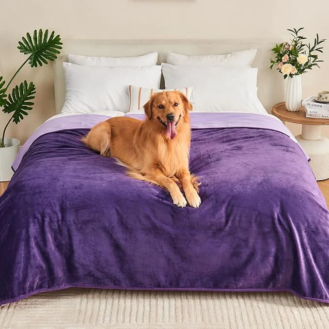 Premium Material Waterproof Blanket 60 x80 for Adults Reversible Waterproof Bed Cover for Dogs Reusable