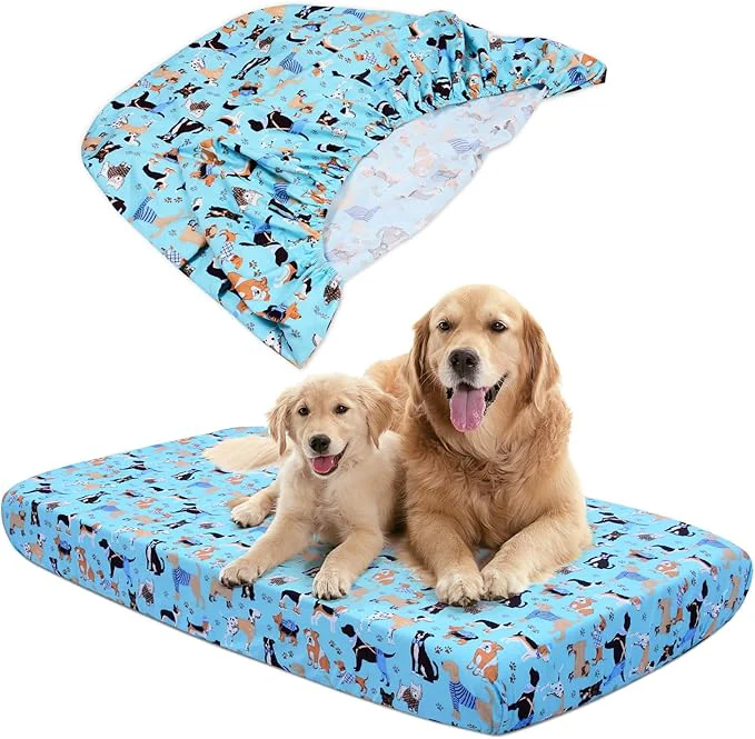 Genuine Dog Bed Covers Elastic Edged Washable Pet Bed Protector Consistent
