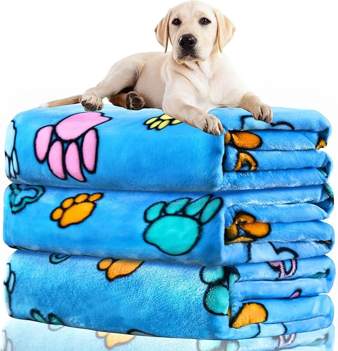 Eco-Friendly Rezutan Soft Fuzzy Dog Blankets 1 Pack 3 Contemporary