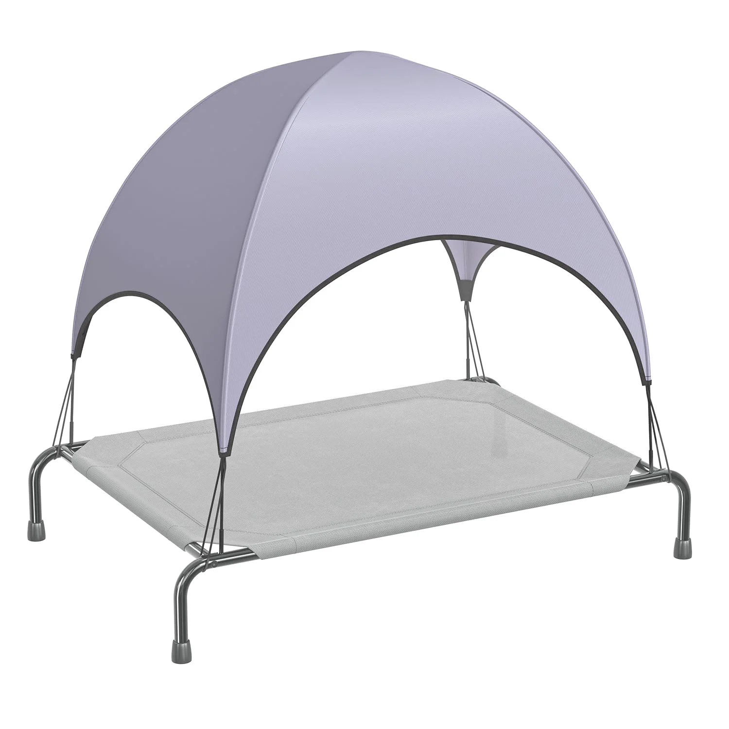 Top-Quality Simple Trending Raised Dog Bed with Canopy for Large Dogs – Waterproof d Grey Effective