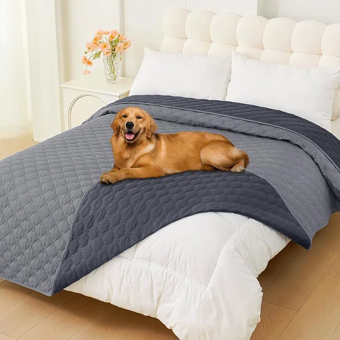 Prestigious Smiry Waterproof Dog Bed Cover Blanket Soft Reversible Pet Blanket Washable Environmentally Friendly
