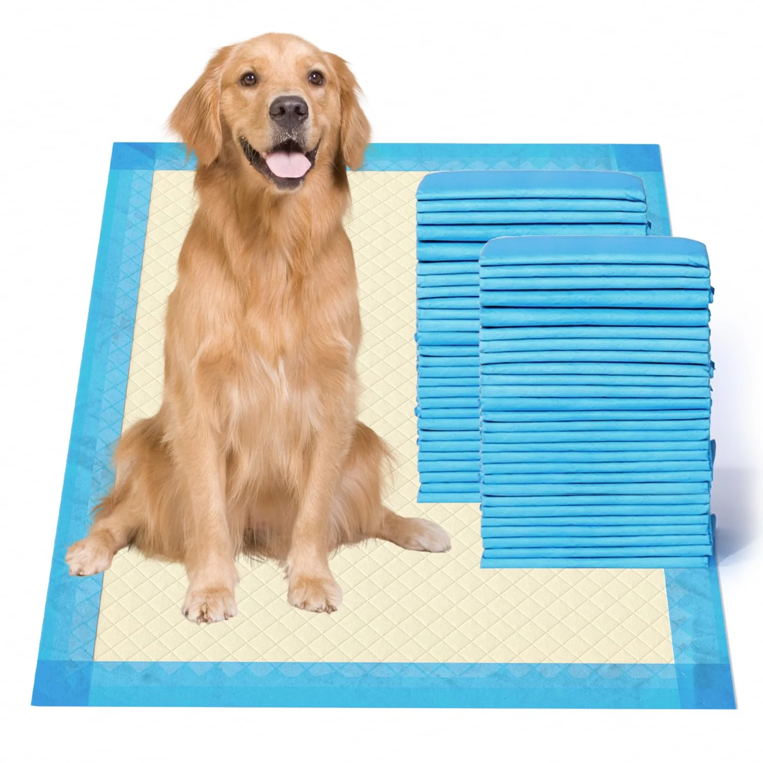 Artisan Gardner Pet Ultra Absorbent Extra Large Dog Pee Pads 28x34 – Leak-Proof Odor-Control 30 Count Green