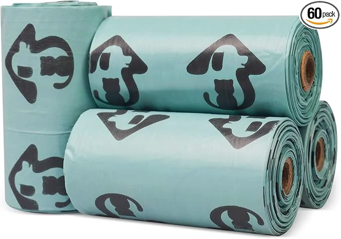 Carefully Designed 60 Count Cat Litter Waste Poop Bags Scented Clean