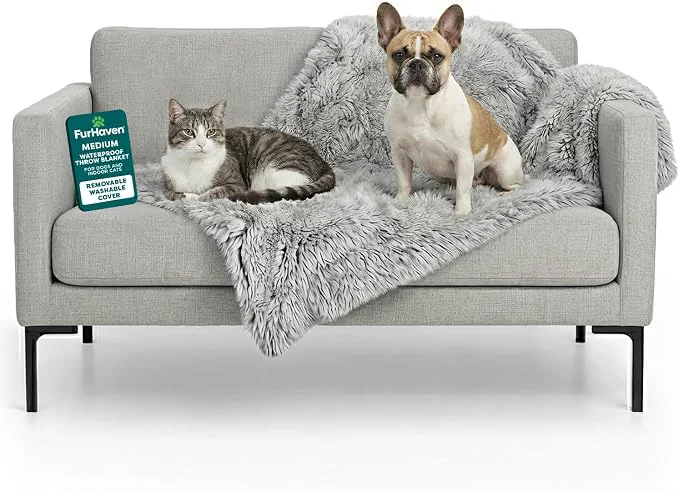 Durable Furhaven Waterproof Throw Blanket Verified