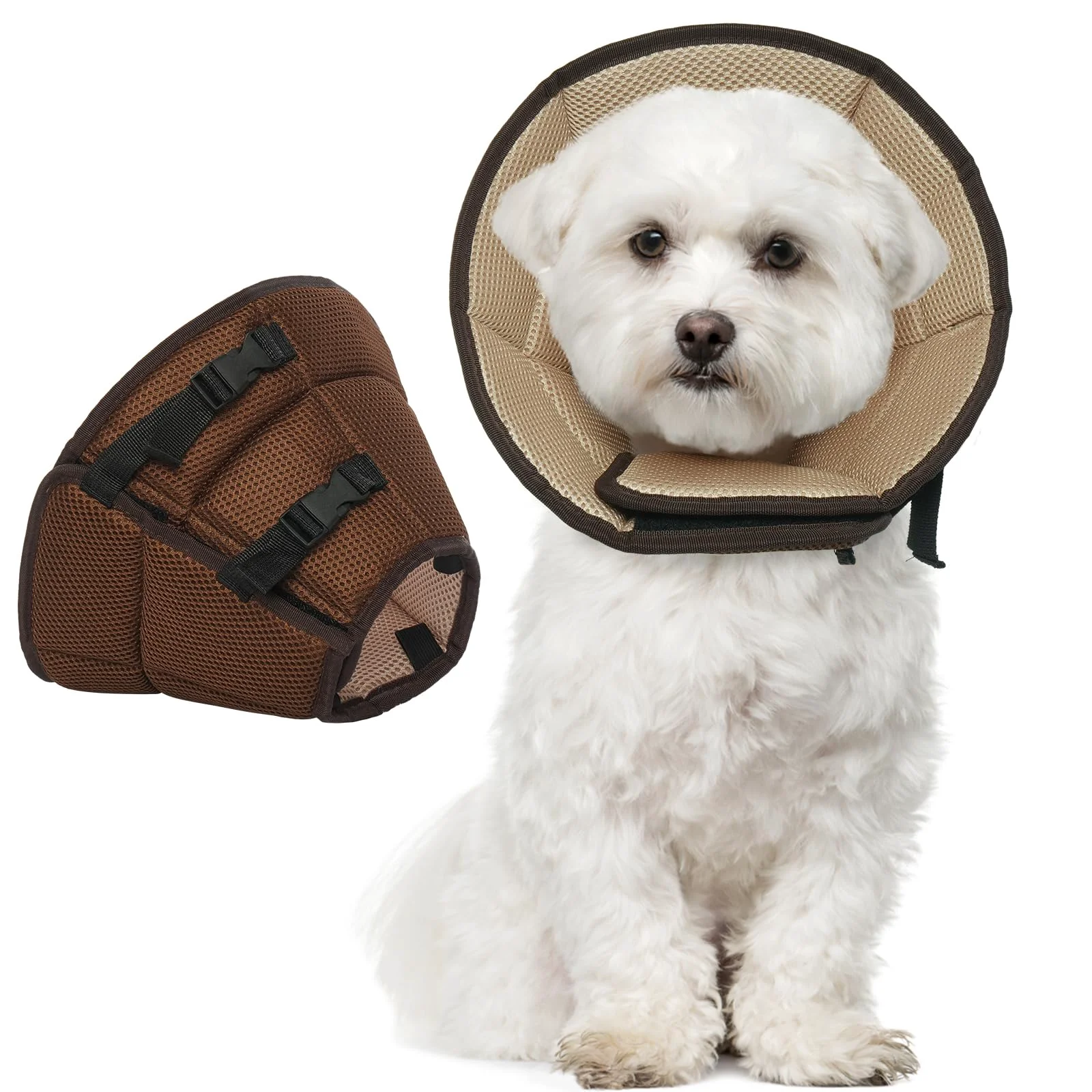 Prestigious Allroaring Dog Cone Collar After Surgery – Adjustable Soft Recovery Elizabethan Collar for Small Dogs Comfortable