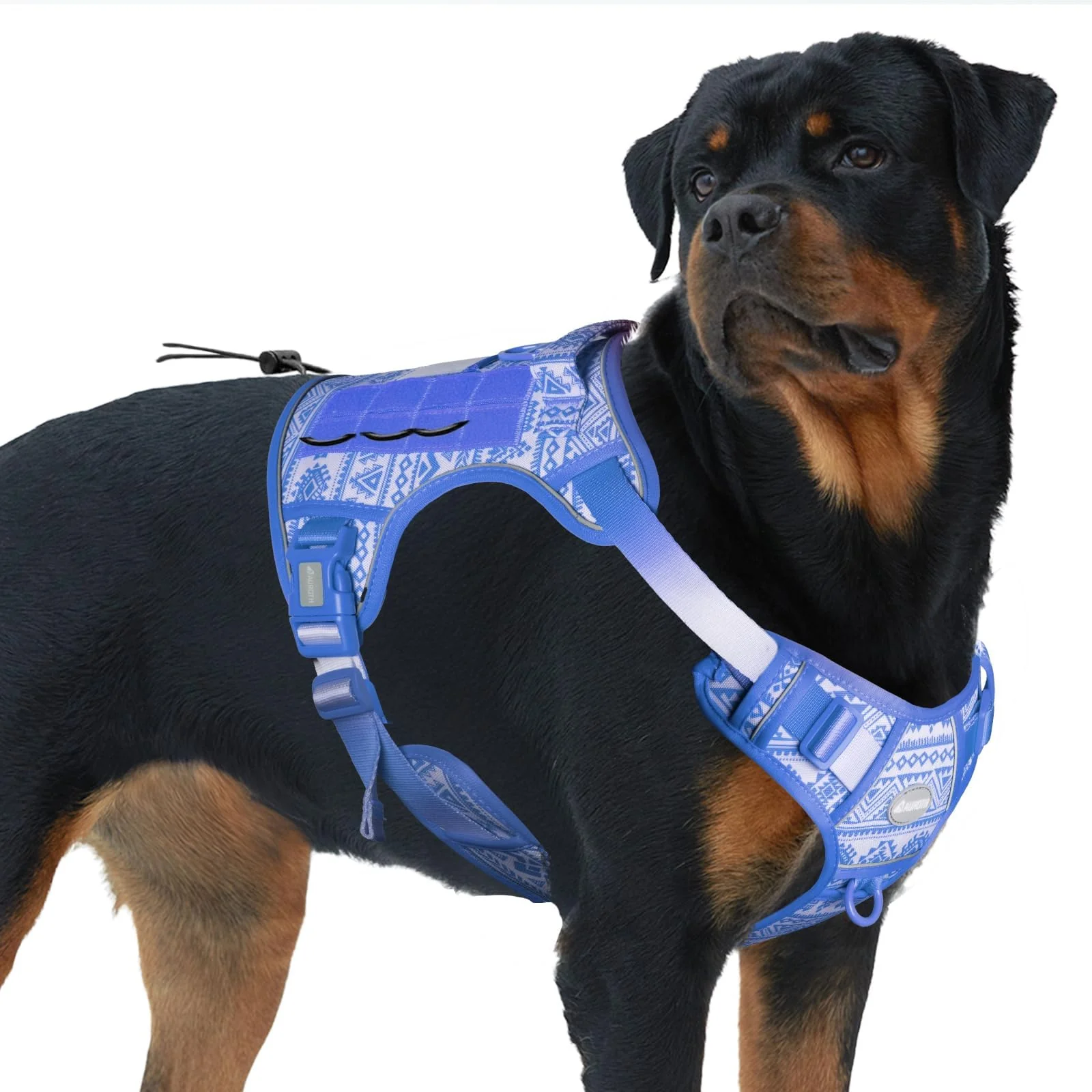 Trendy AUROTH Tactical Dog Harness for Large Dogs – No-Pull Adjustable Reflective Selected