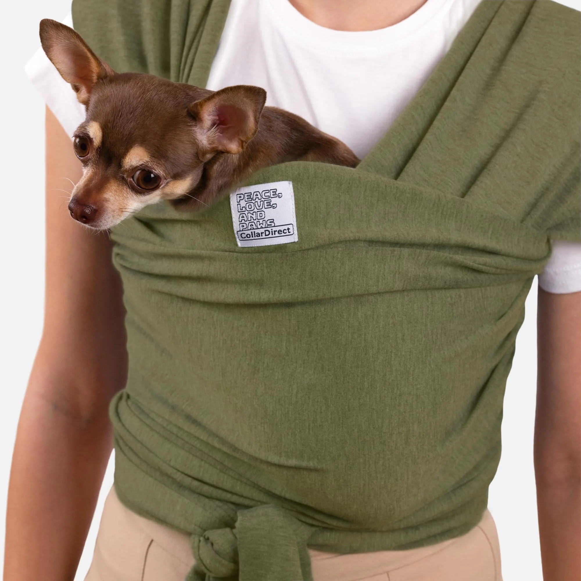 Outstanding CollarDirect Dog Sling Carrier for Small Dogs – Anti-Anxiety Hands- Pet Sling Premium Material