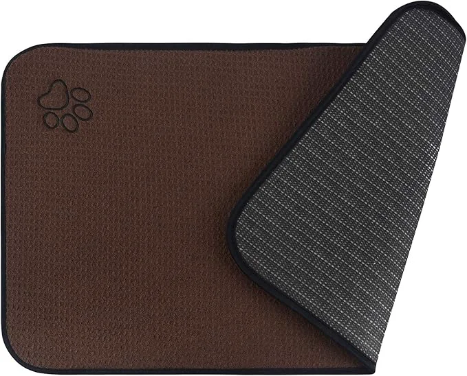 Recyclable Sinland Microfiber Pet Bowl Food Mat Dish Drying Mat Breathable