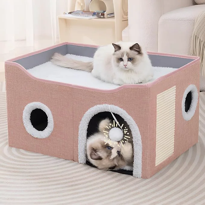 Expertly Made Cat Houses for Indoor Cats Solid
