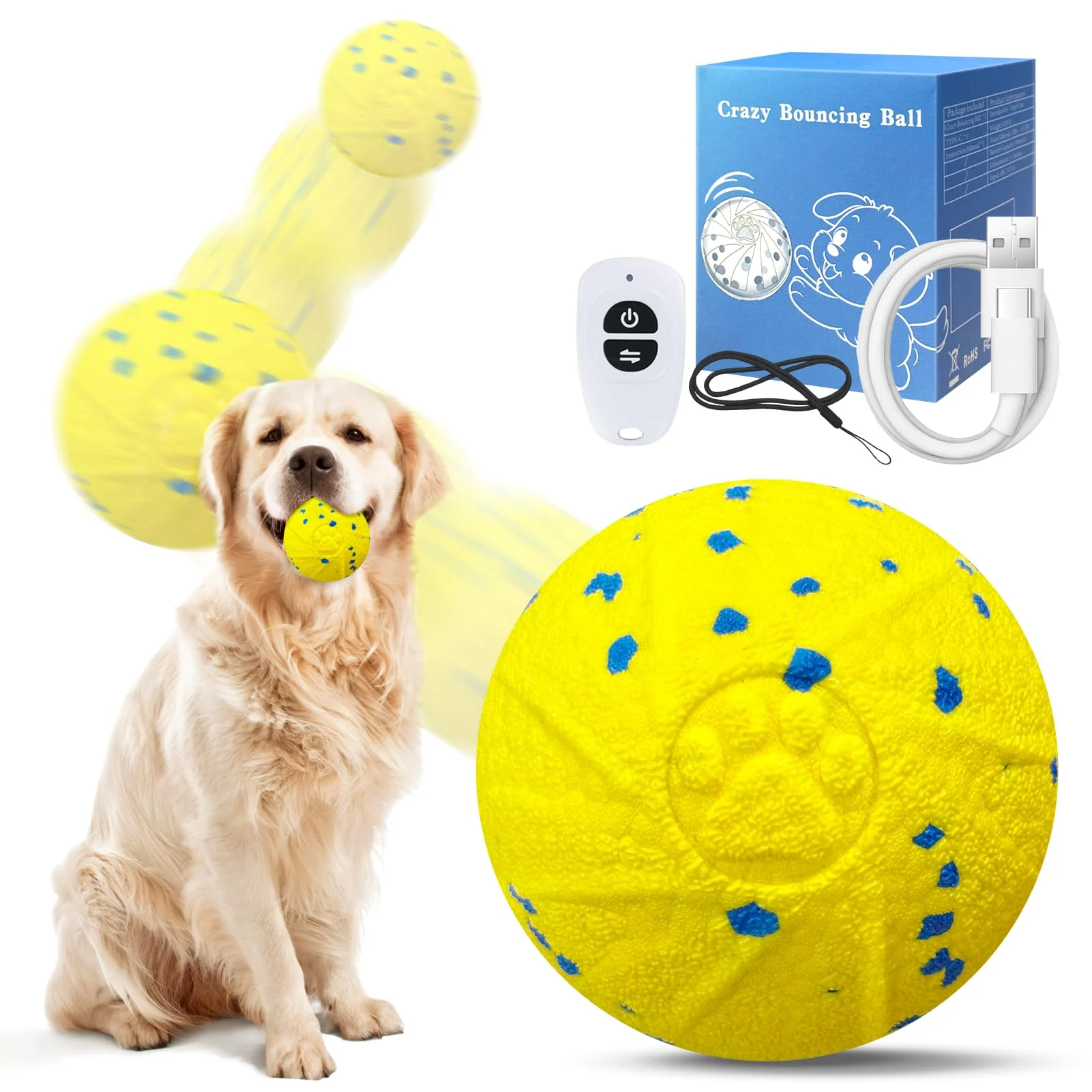 Artisan Dolita Interactive Dog Toy with Remote — 3 Modes for Aggressive Chewers Large Medium Dogs Carefully Designed