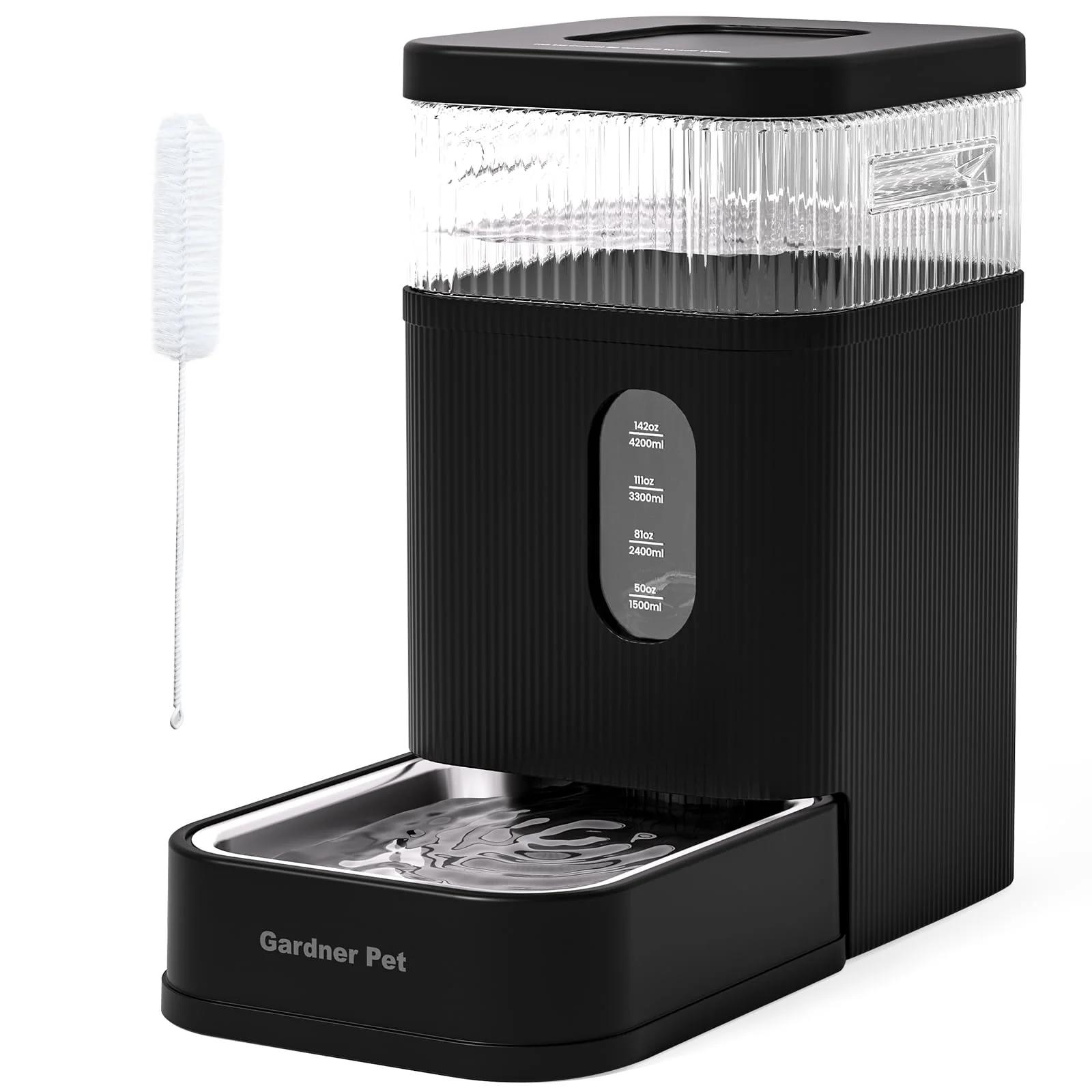 Artisan Gardner Pet Automatic Gravity Waterer – 8.5L Stainless Steel Bowl BPA- Silent Water Dispenser Functional