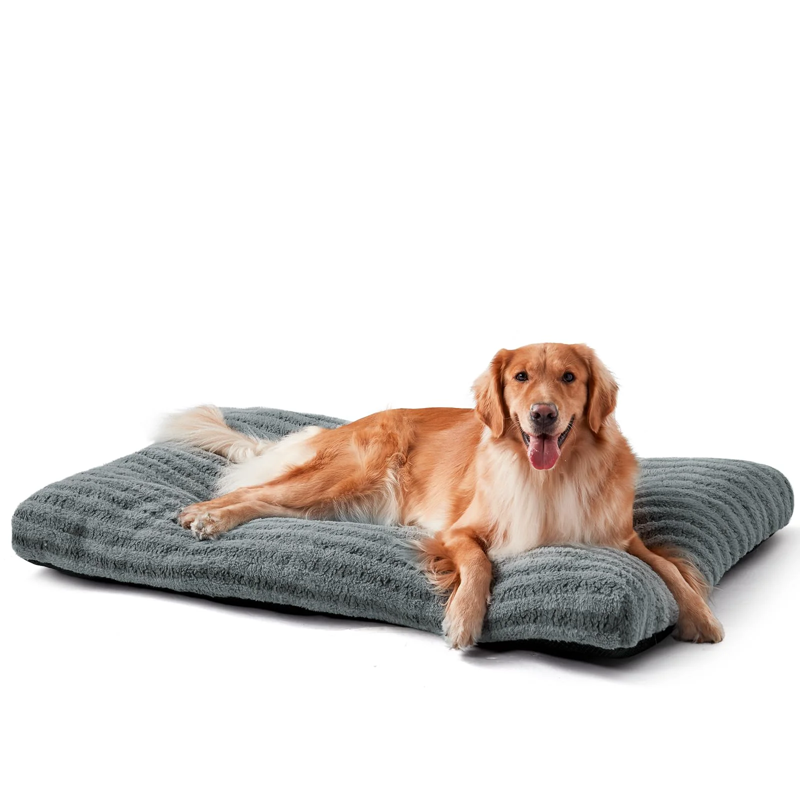 Crafted FURTIME Washable XL Dog Bed for Extra Large Dogs – Deluxe Crate Bed Anti-Slip 40x27x3.5 Gray Carefully Designed