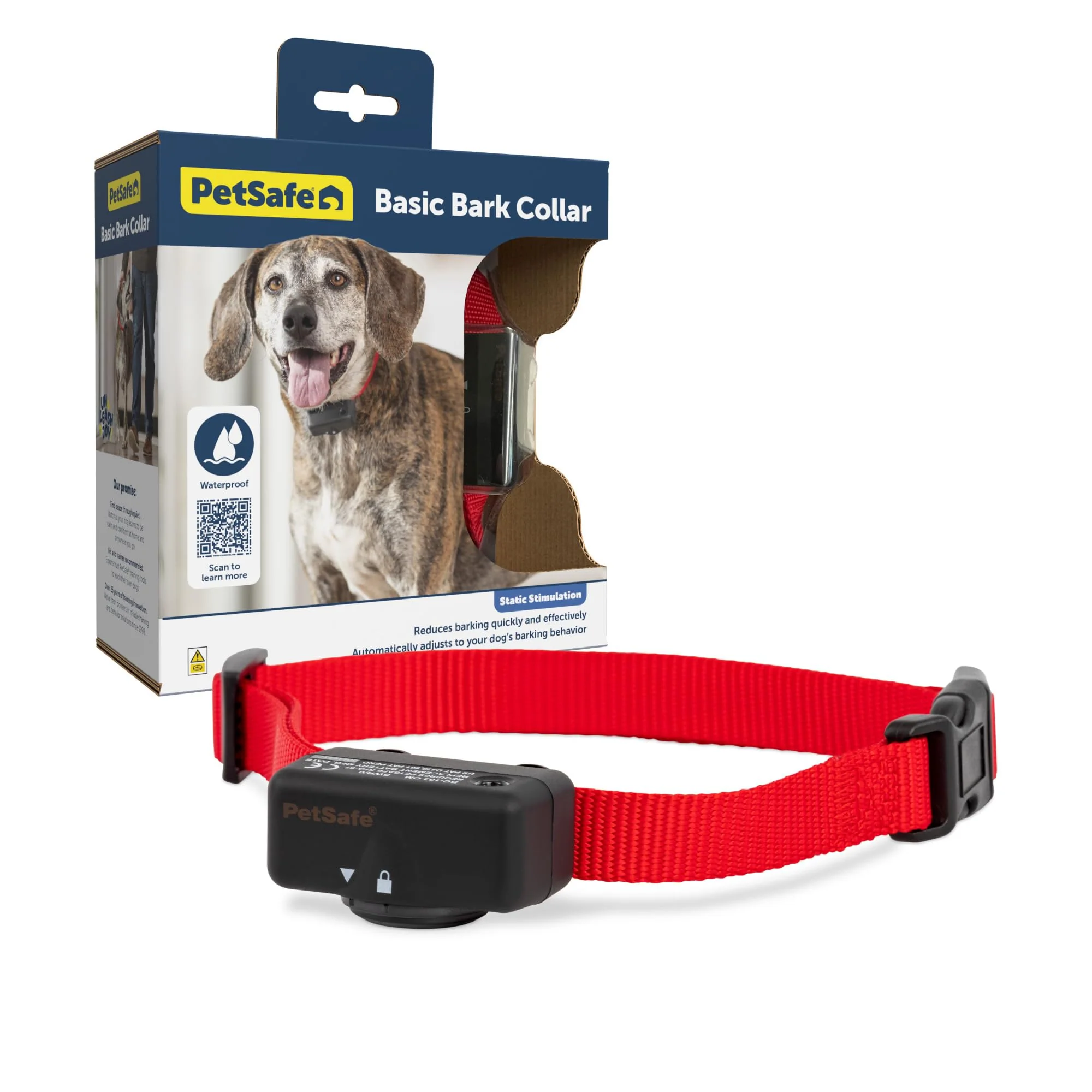 Flexible PetSafe Basic Bark Control Collar – Accurate Detection 6 Stimulation Levels Eco-Friendly