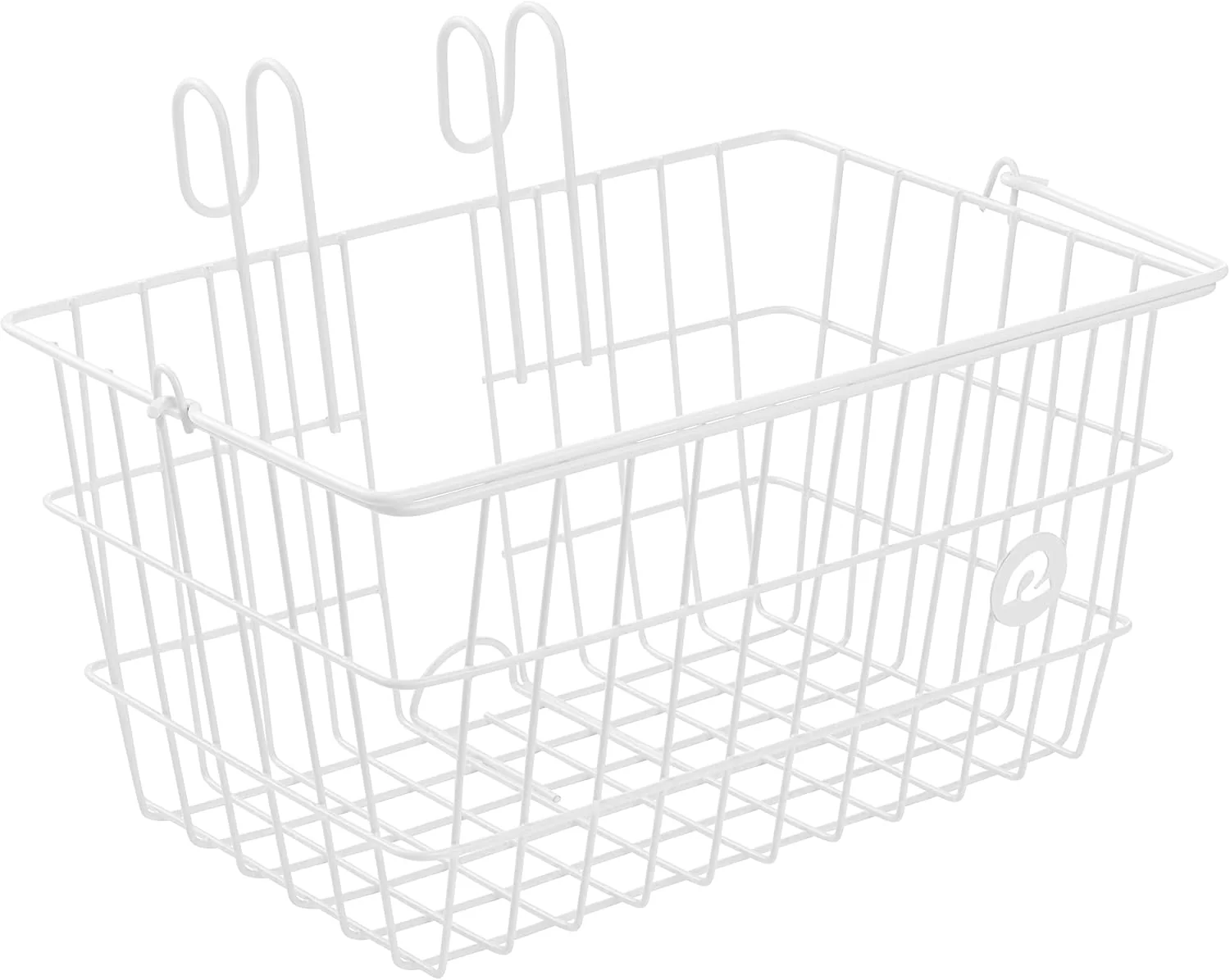 Advanced Retrospec Apollo-Lite Lift-Off Bike Basket - Detachable Steel Handlebar Basket with Carrying Handle for Commuting Shopping Beach Trips - 14.5in x 9.5in Weather-Resistant Biking Gear Responsible