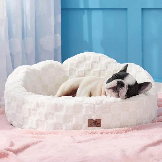 Practical Joydeco Cloud Dog Bed for Small Dogs Cats Washable Pet Bed Premium