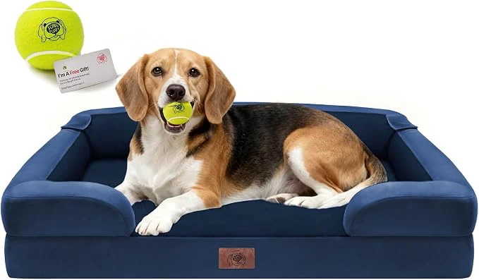 Healthy Orthopedic Dog Beds for Large Medium Dogs Big Waterproof Memory Foam Pet Couch Top-Quality