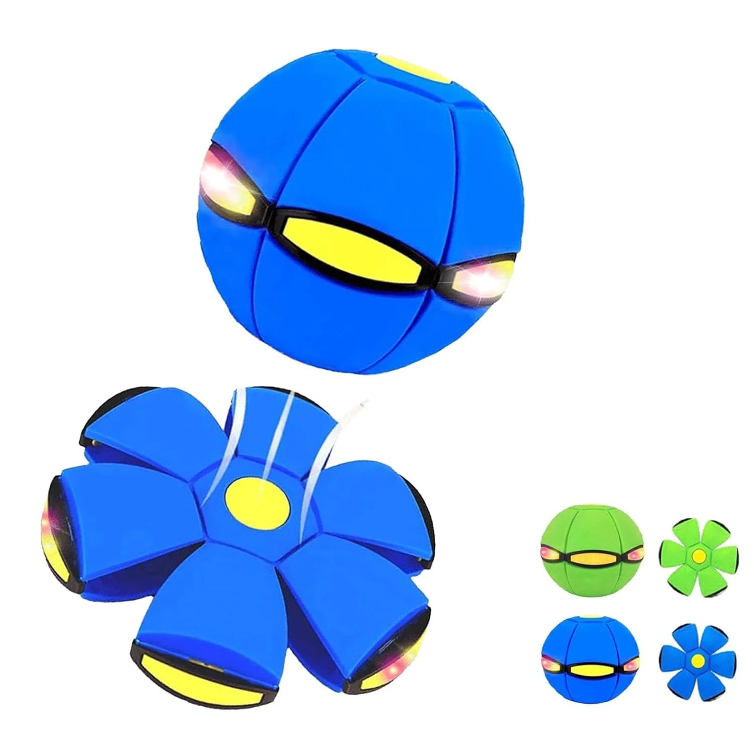 Responsible Gyfimdo Ball — Dual-Form Bouncing Ball with 6 LED Lights Indoor Outdoor Exceptional